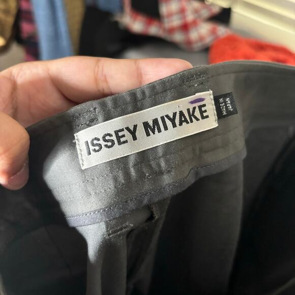 Issey Miyake Ankle Zip Pants Grey Size 2 - Picture 3 of 4